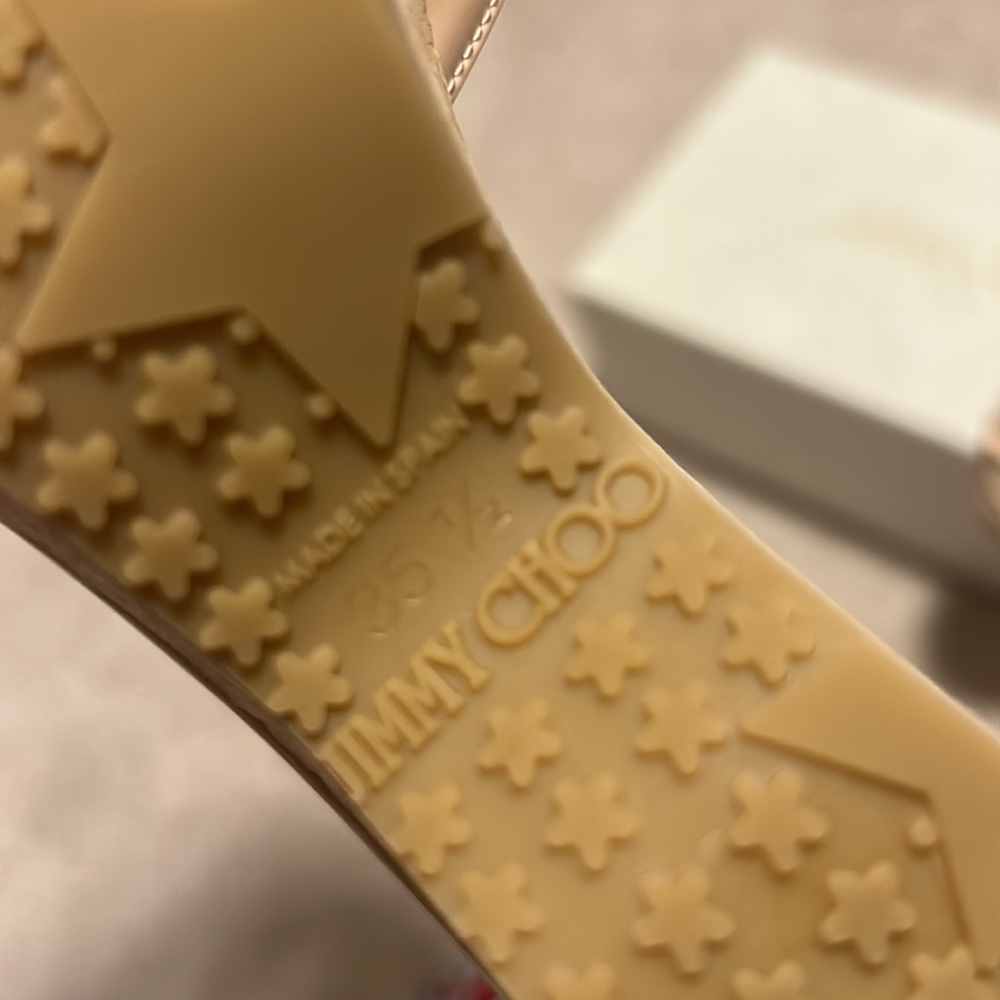Beautiful basically brand new Jimmy Choo wedges only word once - Picture 3 of 5